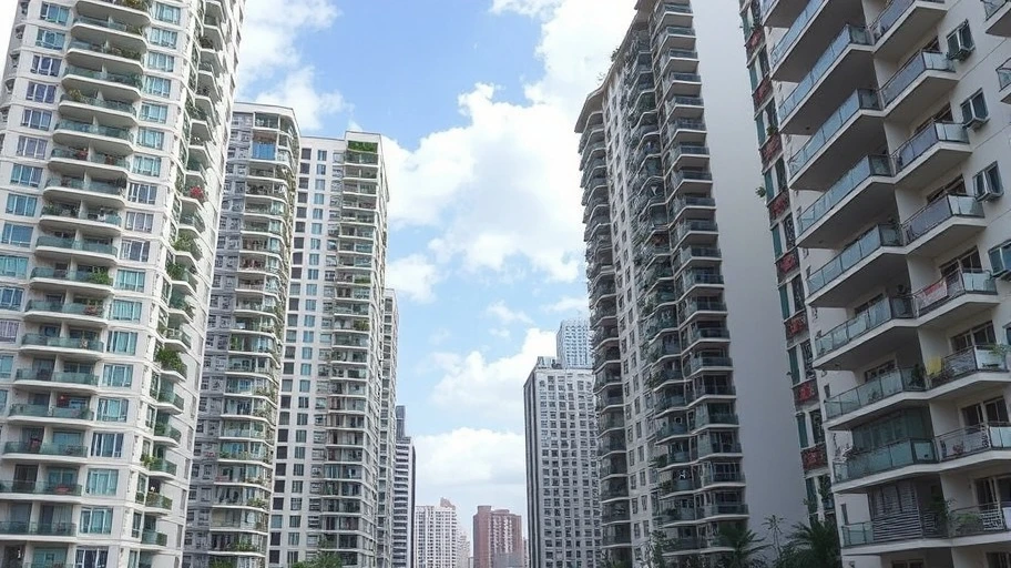 Ảnh chung cư hiện đại tại Việt Nam
