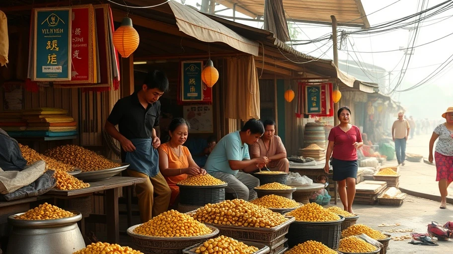 Ảnh mô tả giá vàng và thị trường liên quan.