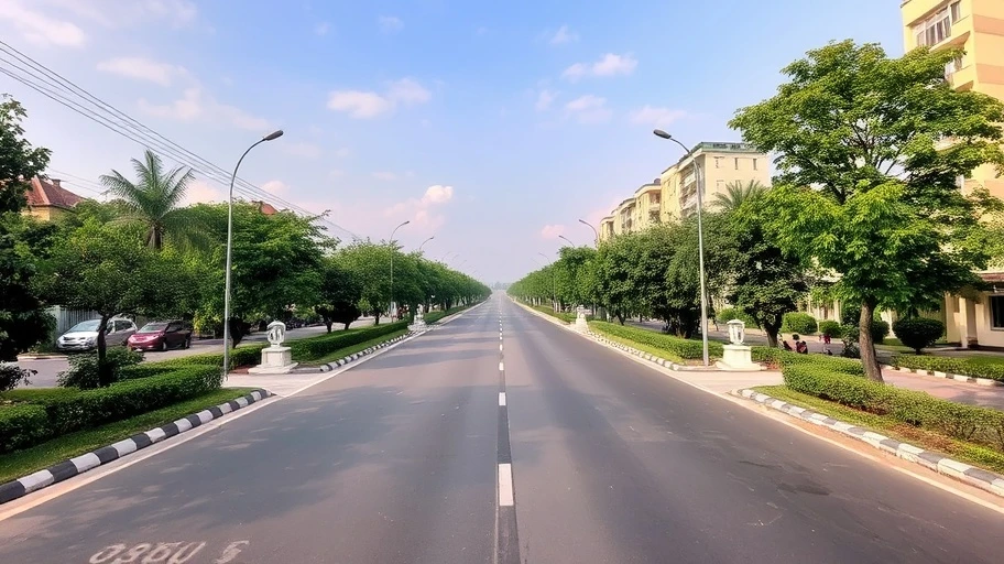 Bất động sản An Thượng Hà Nội với đường rộng và cây xanh