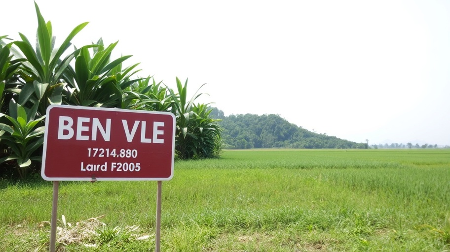 Biển báo giá nhà đất tại Bến Tre