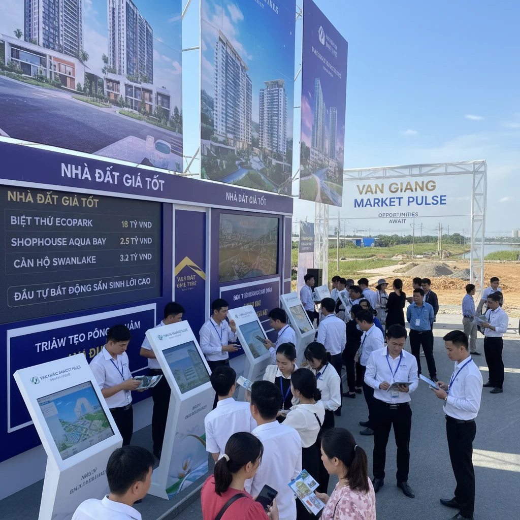 Giá cả thị trường bất động sản Văn Giang Hưng Yên