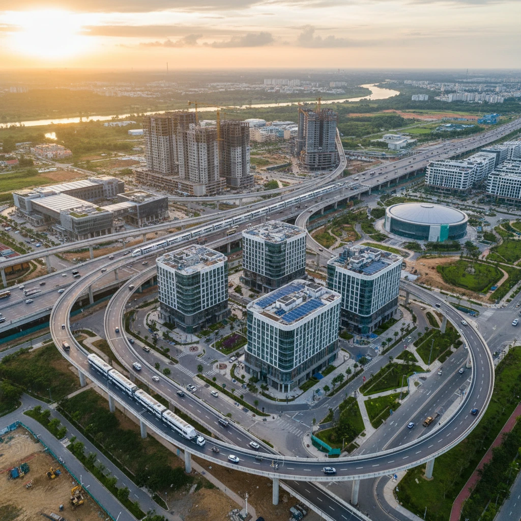 Hạ tầng phát triển tại Văn Giang Hưng Yên