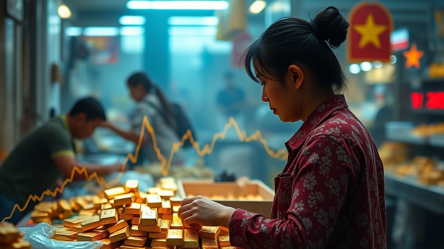 Hình ảnh biến động giá vàng