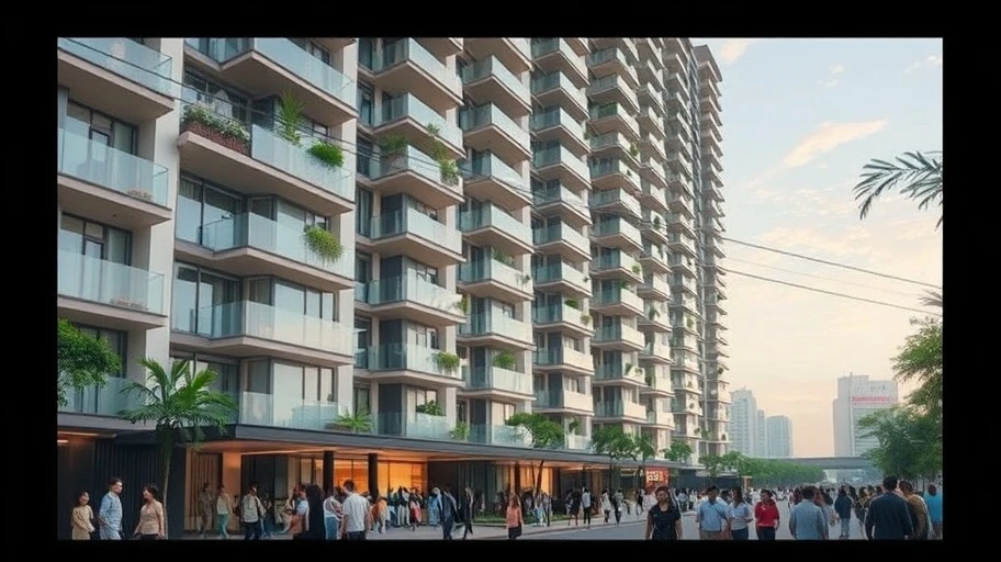 Hình ảnh căn hộ chung cư TP.HCM sôi động