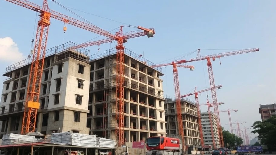 Hình ảnh công trường và chi phí xây dựng tại Việt Nam