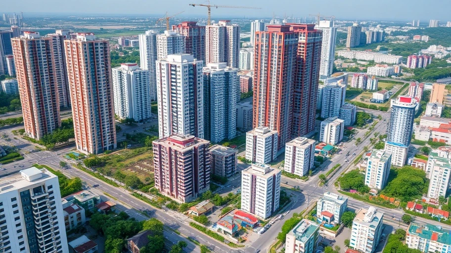 Hình ảnh đô thị hóa ở Hưng Yên