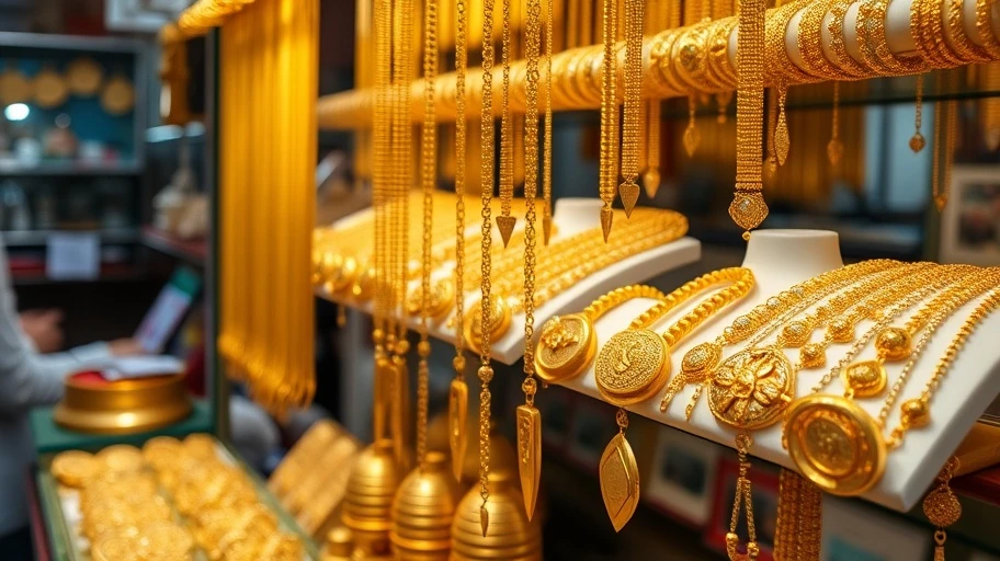 Hình ảnh nhu cầu và nguồn cung vàng ảnh hưởng đến thị trường.