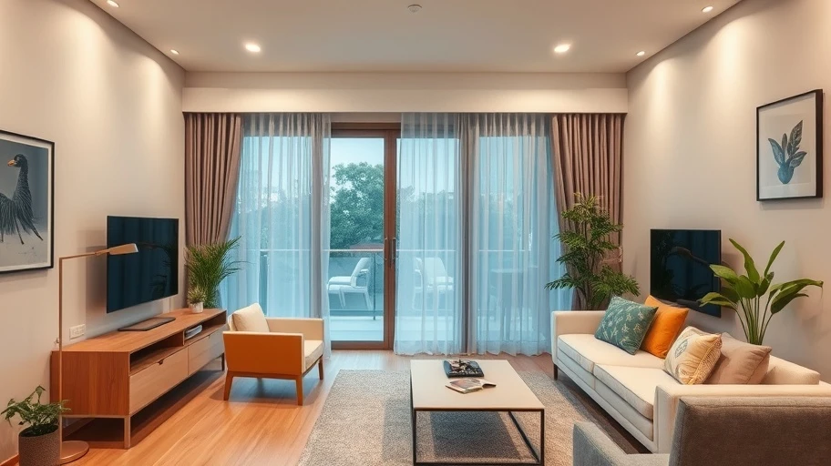 Hình ảnh nội thất nhà ở với công nghệ thông minh