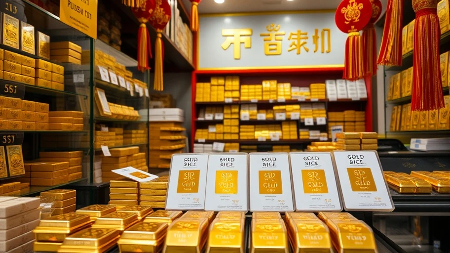 Hình ảnh phân tích giá vàng SJC