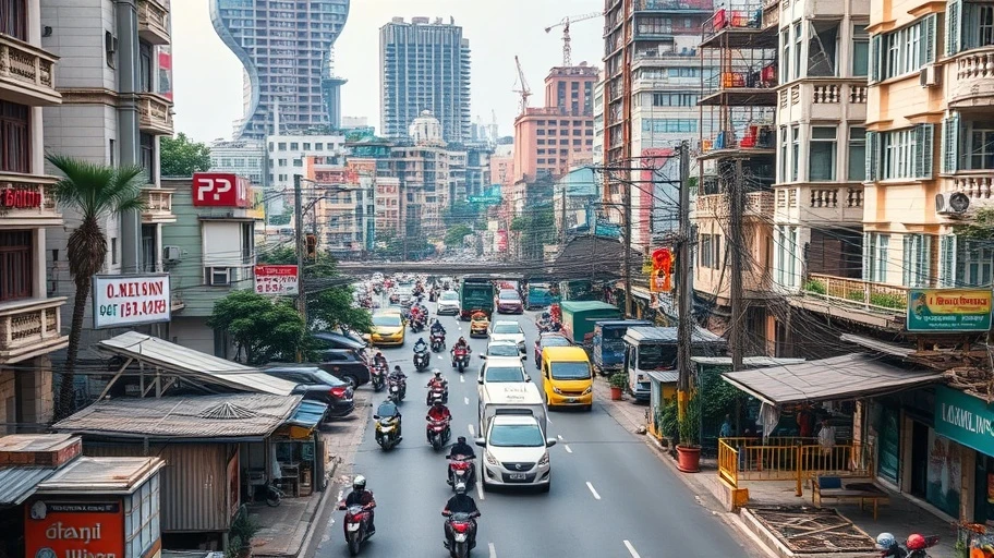 Hình ảnh sự phát triển đô thị tại Hà Nội