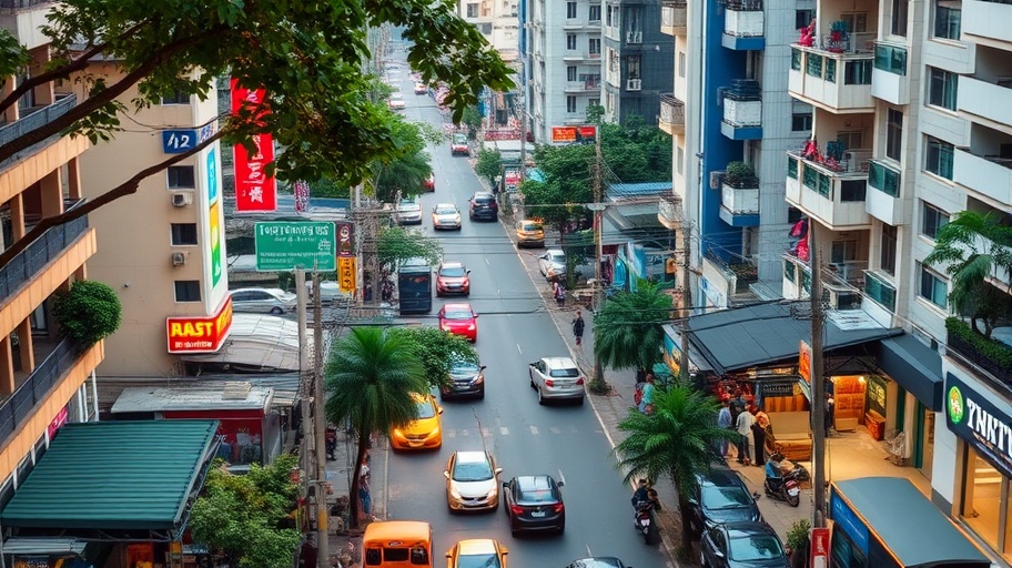 Hình ảnh thị trường bất động sản Hà Nội.