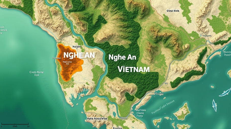 Hình ảnh thị trường đất đai ở Nghệ An.