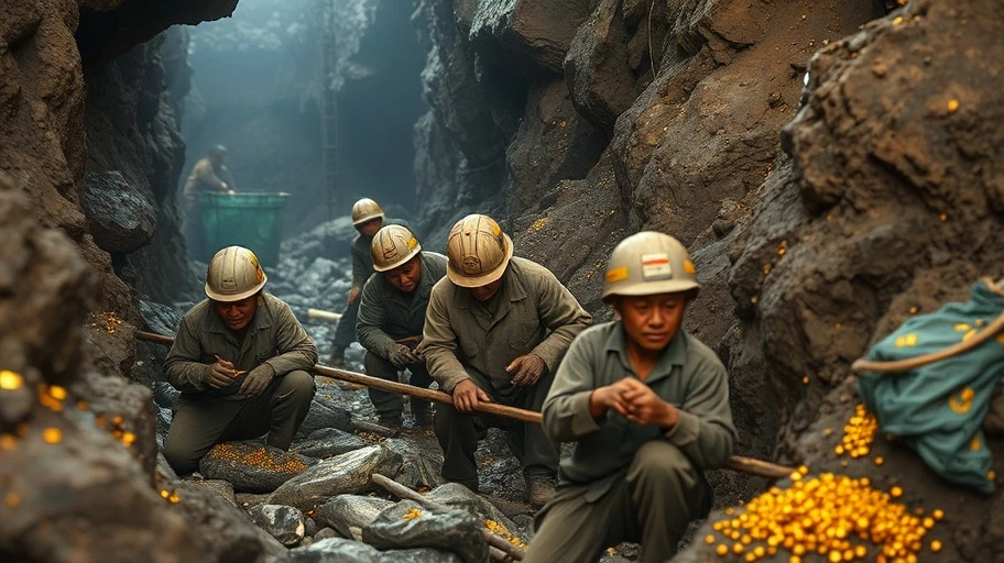 Khai thác vàng và cung cầu thị trường