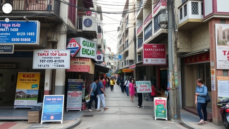 Khu vực giao dịch nhà đất An Lão