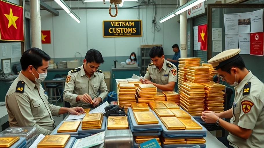 Kiểm soát nhập khẩu vàng tại Việt Nam