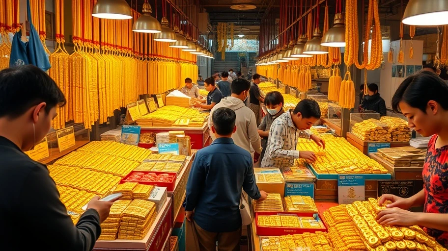 Nhu cầu và cung cấp vàng tại Long An