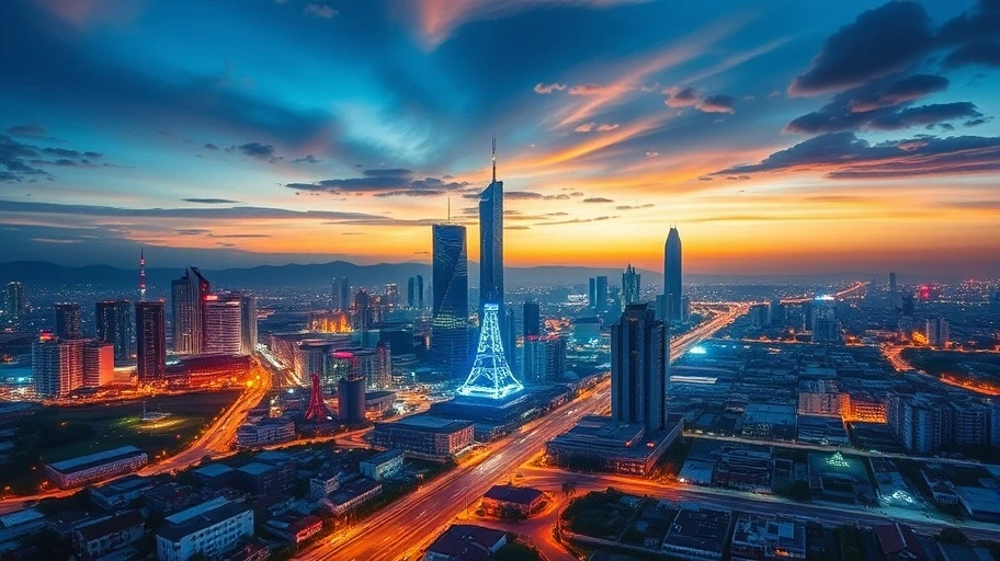 Phát triển khu đô thị và công nghiệp tại Long An