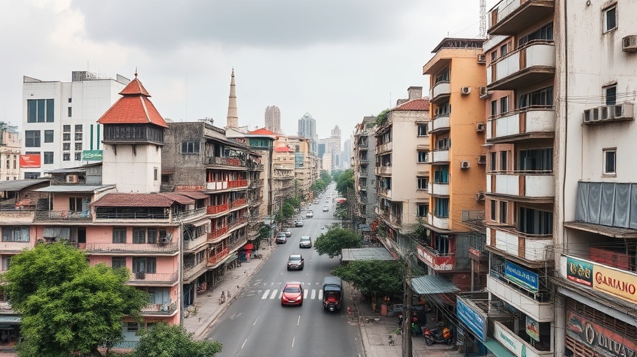 Quang cảnh phát triển đô thị Hà Nội