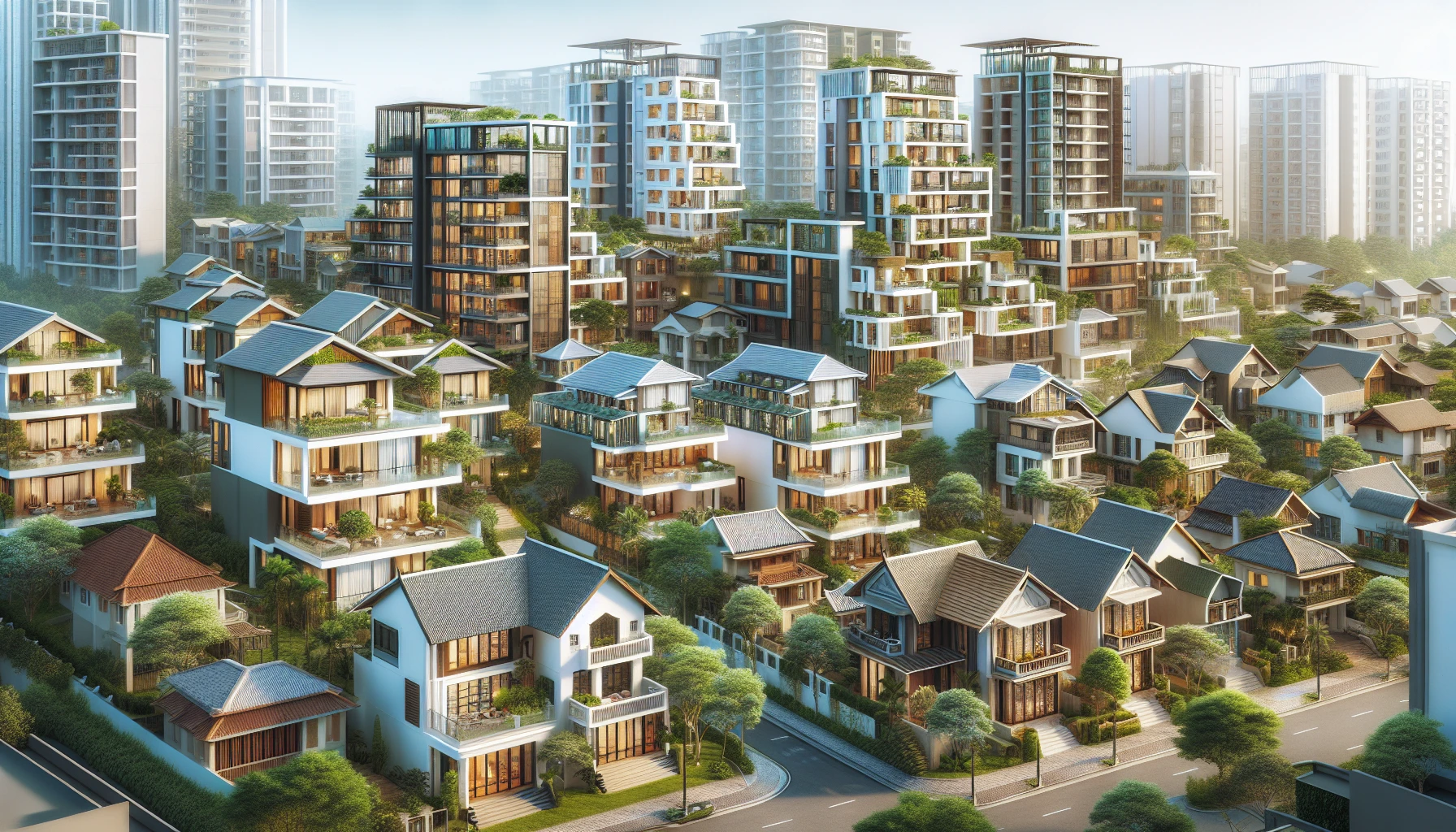 Sản phẩm bất động sản đa dạng tại Tân Uyên