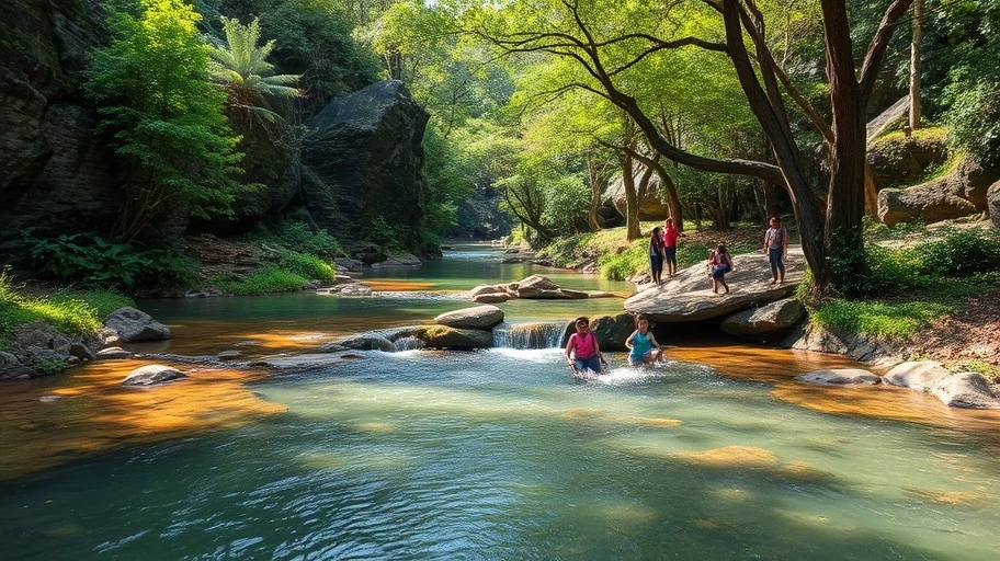 Suối vàng, suối bạc trong du lịch sinh thái