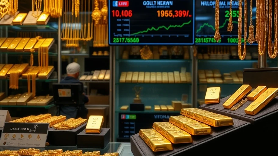 Tác động thị trường quốc tế tới giá vàng Long An