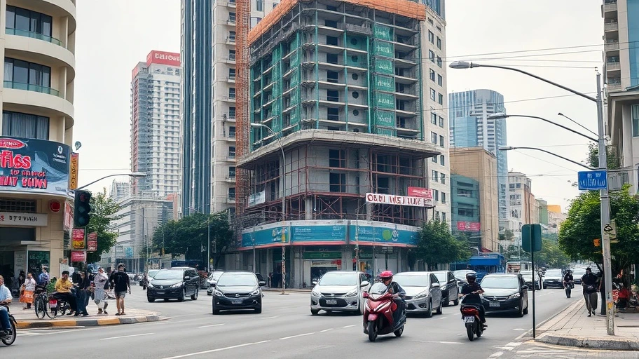 Thị trường bất động sản với nhiều dự án đang xây dựng