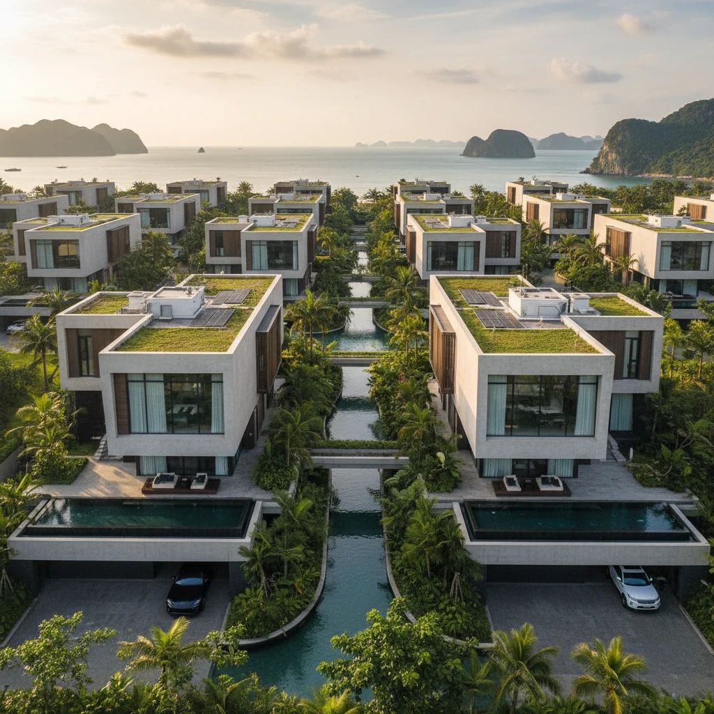 Thiết kế biệt thự trong dự án Wyndham Thanh Thủy