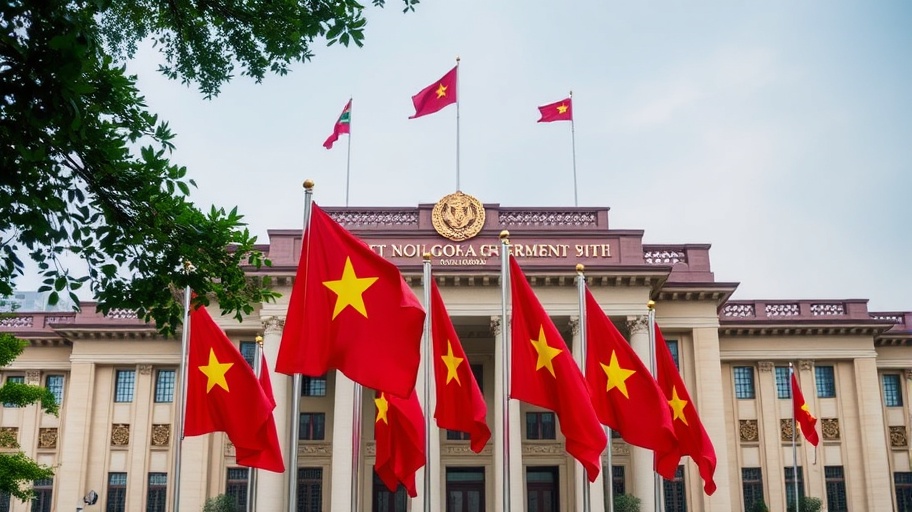 Tòa nhà chính phủ tại Hà Nội biểu thị thay đổi chính sách