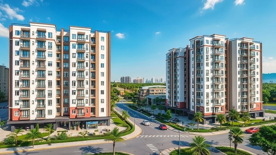 Tòa nhà và cơ sở thương mại tại Ecopark.